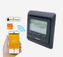 Терморегулятор для теплого пола Е-51 черный Wi-Fi